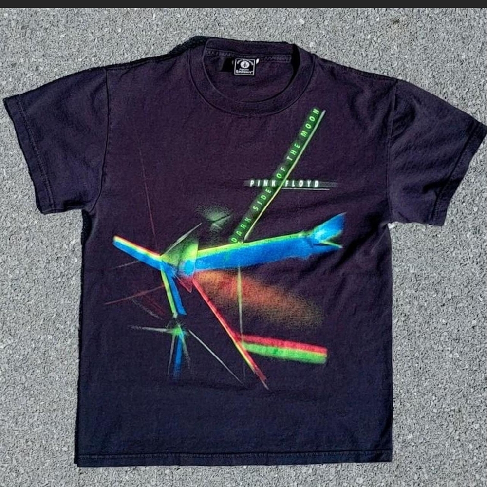 Vtg 2008 Pink Floyd Dark Side of the Moon Band T-Shirt S